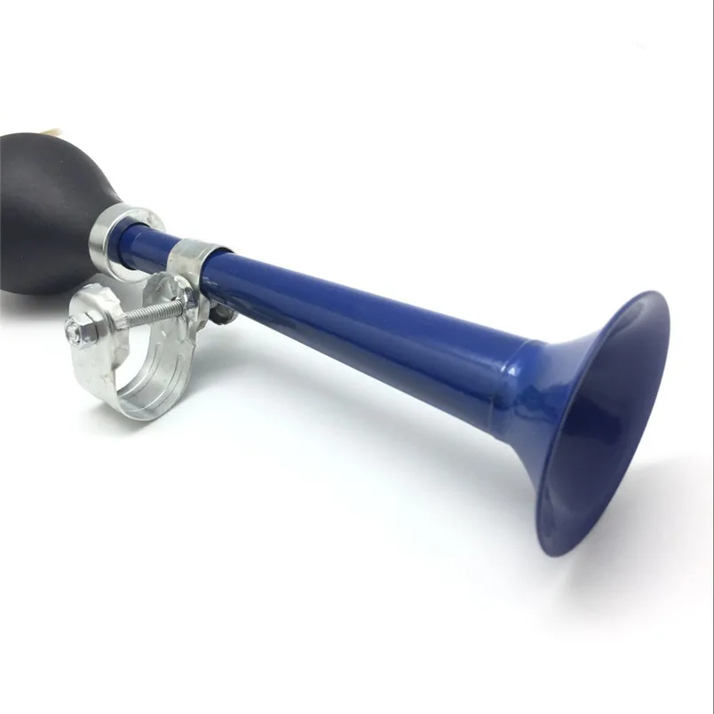 Bicycle Bell Bike Cycling Retro Metal Air Horn Bell Alarm Retro Metal Twist Bugle Rubber Bulb #2A16 (4)