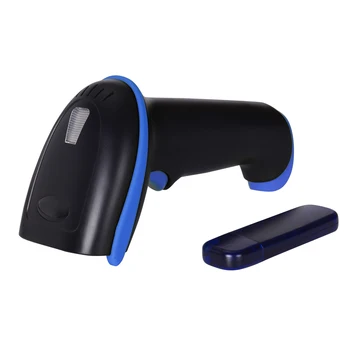 

Wireless Handheld Bluetooth Barcode Scanner 1D Scanner Bluetooth/2.4G Frequency Bi-directional Support Android/iOS /Windows