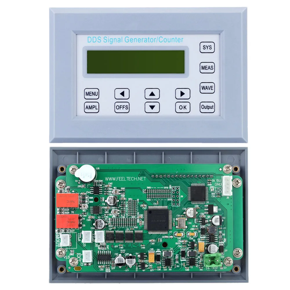 

10MHZ DDS FunctionSi gnal Generator Frequency Counter Synchronized TTL/Impulse Signal Output Square Wave Frequency Sweep Panel