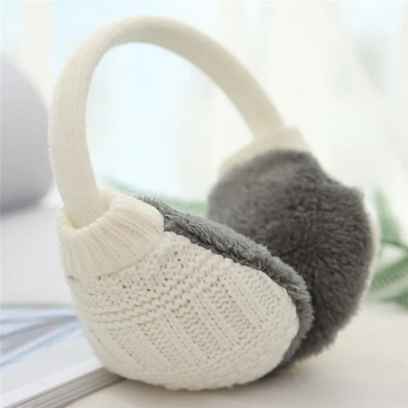 Winter Warm Earmuffs Knitted Children Ear Muffs Earmuffs For Girls Baby