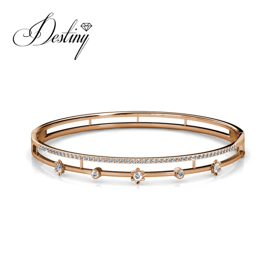 Destiny Jewellery Переключить застежки браслет качество латуни с кристаллами от Swarovski