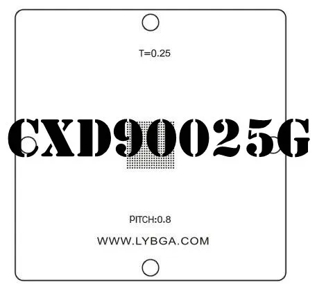 5 шт./лот BGA 80 мм* 80 мм PS4 трафарет cxd90025g, матч с 0.25 мм шариков припоя