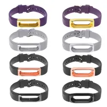 Для Xiaomi mi Группа 1 браслет ремешок для mi Band 2 красочные металлический