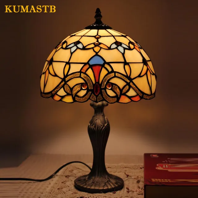 Warm Small Stained Gl Table Lamp Bedroom Bedside Light Creative Warm Small Stained Gl Table Lamp Bedroom Bedside Light Creative Simple Modern Desk For Bar
