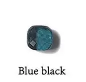 Высокое качество многогранное многоцветное квадратное Серебрянное Ожерелье Подвеска ключица цепочка на шею; ожерелье для женщин модные ювелирные изделия - Окраска металла: Blue Black