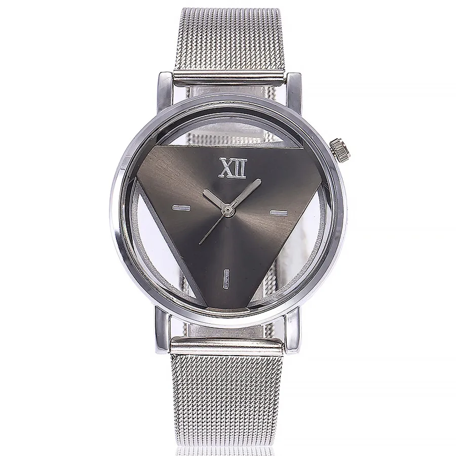 casual quartz stainless steel band marble strap watch analog wrist watch