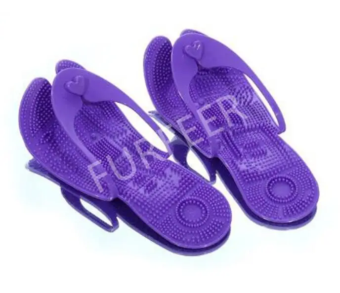 Men's Summer Swimming Beach Flip Flops Traveling Airplane Hotel Shoes Home Massage Slippers Men Foldable Slides Outdoor Sandals - Цвет: As shown