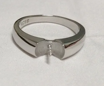 

5pcs {Bead Ring Mounting} 925 Silver Ring Mounting for Pearl / Bead, Sterling Silver Ring Setting