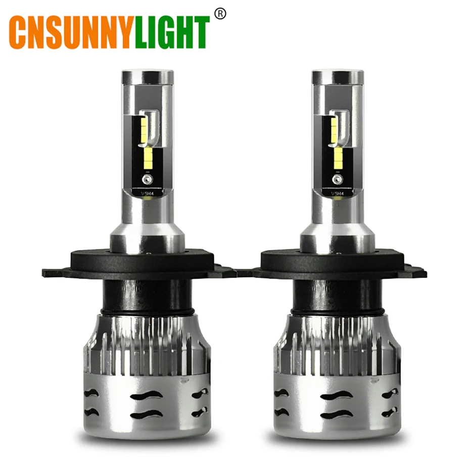 CNSUNNYLIGHT Car LED Headlight Bulbs H7 H4 H1 9005 9006 H11 72W 8000Lm 6000K White ECE Auto Lamp Plug Play 880 H8 Fog Lights (8)