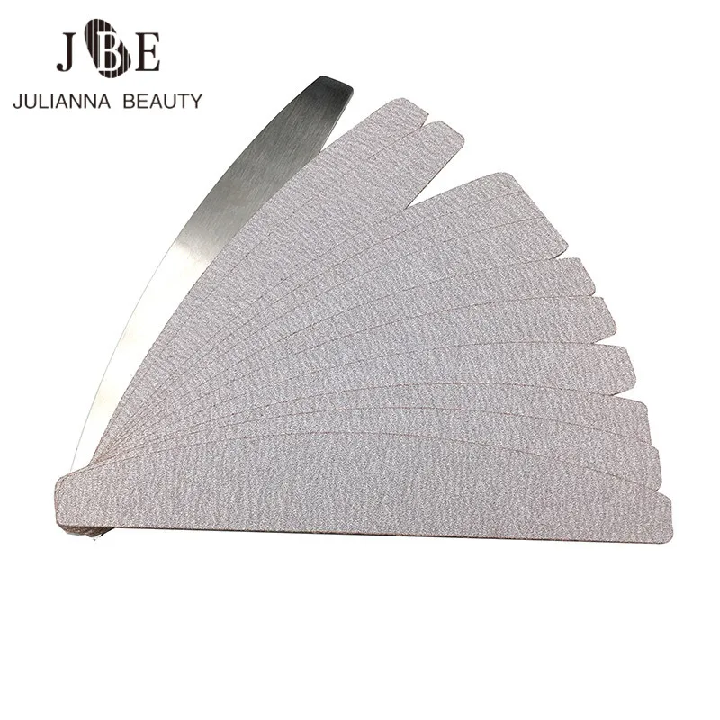 Removedor de Calos Alça de Aço Arquivo do Prego Almofadas com 1pc Cinza Removalble Manicure Inoxidável Substituição Lixa Almofadas 100 Pçs 6 Lixas e polidores de unha