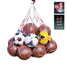 Outdoor sporting Soccer Net 10 Balls Carry Net Bag Sports Portable Equipment Football Balls Volleyball ball net bag 1Pcs