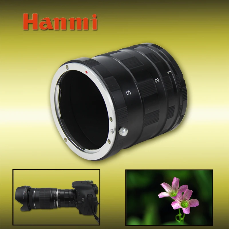 Бесплатная доставка макроудлинительное кольцо адаптер для Canon EOS EF DSLR SLR 700D 650D 600D
