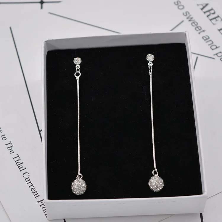 Fashion Ball Long Earrings for women