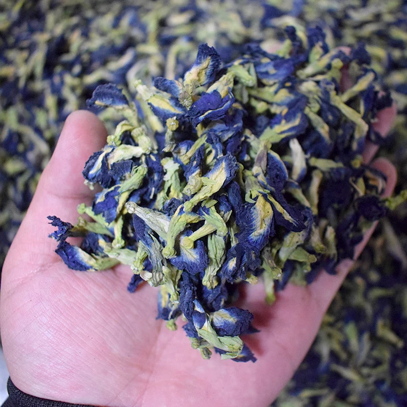 1 мешок 500 г 1500 Clitoria Ternatea гербарий кухонная игрушка. Таиланд голубой горох бабочки