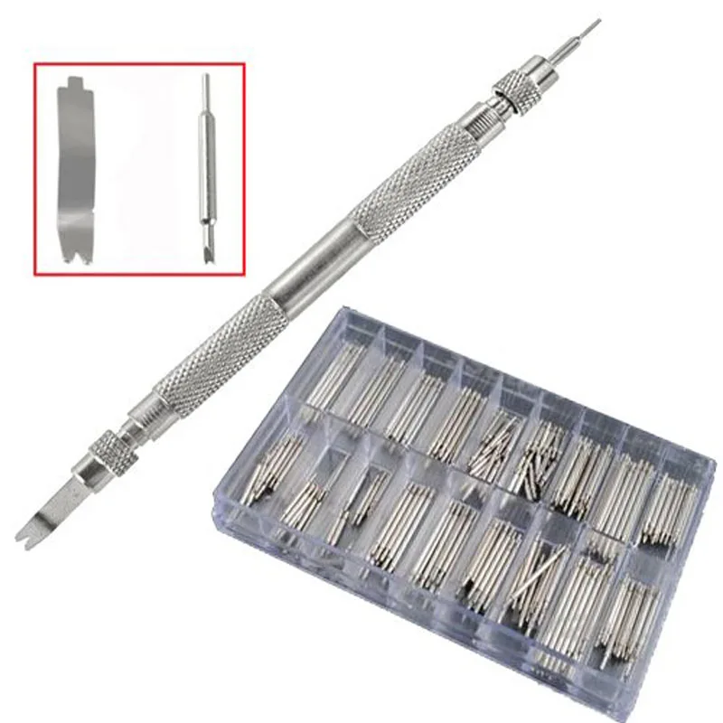 360 Pcs Watch Band Stainless Steel Link Pins 8 25mm Spring Bars Remover Repair Tool Set