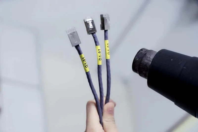 Compatível com o Irmão do Psiquiatra do Calor Impressora de Etiquetas Unistar Tubo x 1.5m Branco Amarelo Hse-621 Hse621 9mm 5 Unistar HSe-621 compatível com O Irmão Do