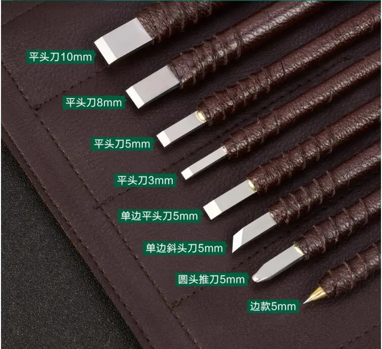 

8 high quality seal tungsten alloy materials grill engraving knife carving knife and wood carving stone carving tool