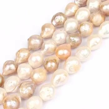 

Fashion classic 11-14mm south sea natural baroque white pearl necklace For Women Girl freshwater pearl necklace jewelry making