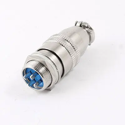 

AC 250V 5A 4 Pin Terminal Aviation Plugs Connectors Joint for 16mm Panel Hole Free shipping