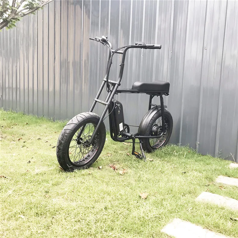 Flash Deal ATV 20inch fat ebike  48V 750w BAFANG MOTOR Super Power Electric  Ebike Retro Design 7 Speed snow / beach ebike 0