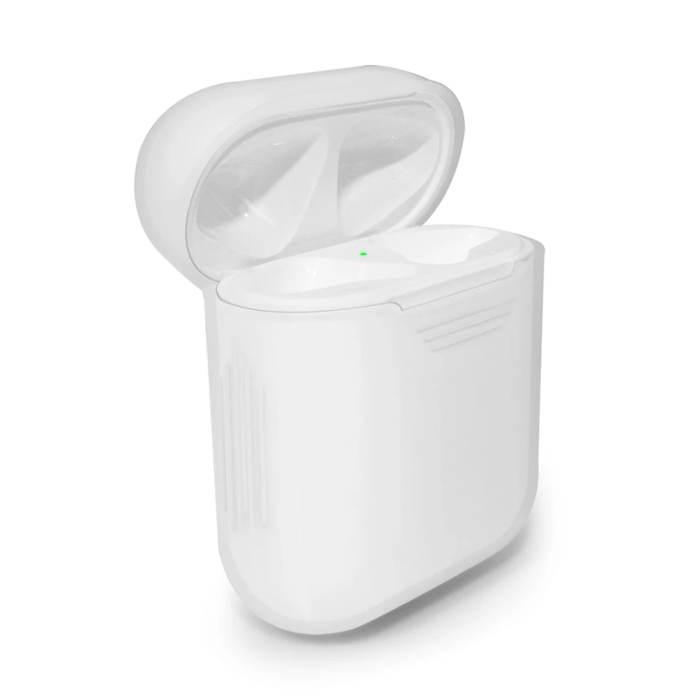 XBERSTAR для Apple AirPods Силиконовый Чехол ударопрочный защитный чехол для AirPods настоящий беспроводной чехол для наушников s