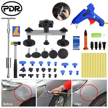 

53 pcs/set PDR Tools Paintless Dent Hail Removal Repair Slide Hammer Puller Body Dents