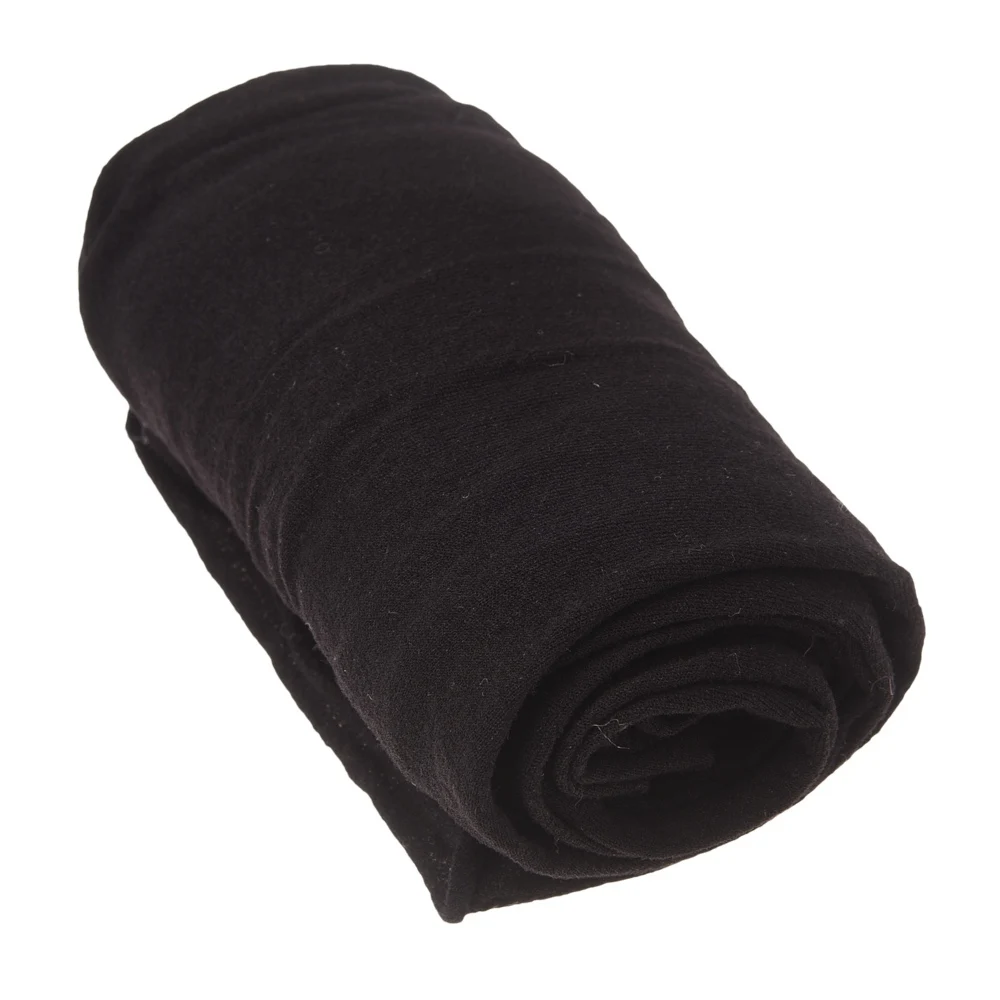 36 ярдов нейлон материал DIY волос эластичная чалма повязка растягивающаяся волосы аксессуары для DIY головные уборы банты повязки - Цвет: Black