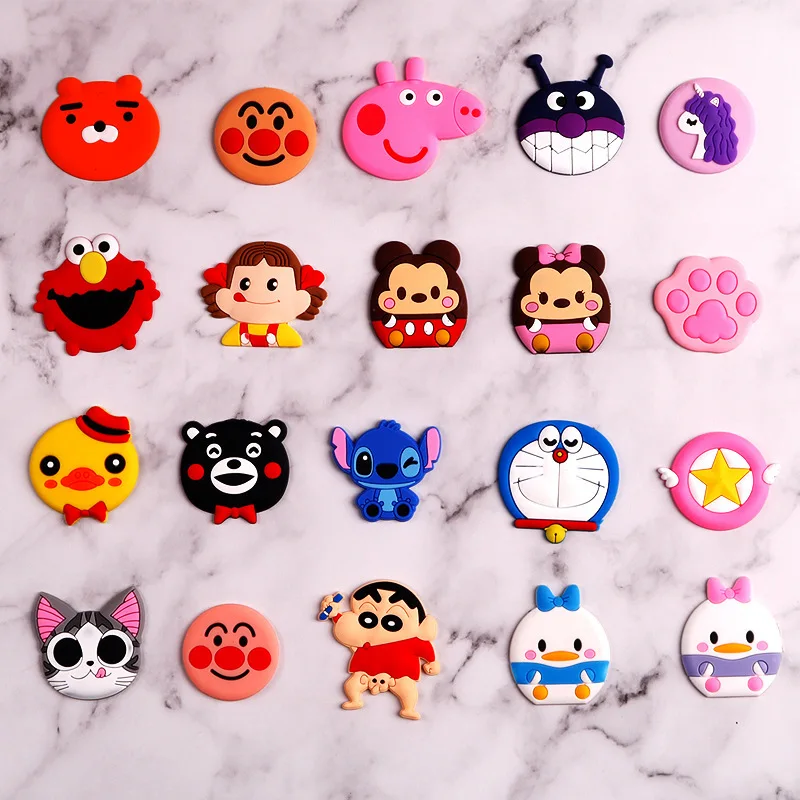 

New Universal mobile phone stretch bracket Cartoon Stitch air bag Phone Expanding phone Stand Finger car Holder for iphone 6 7 x