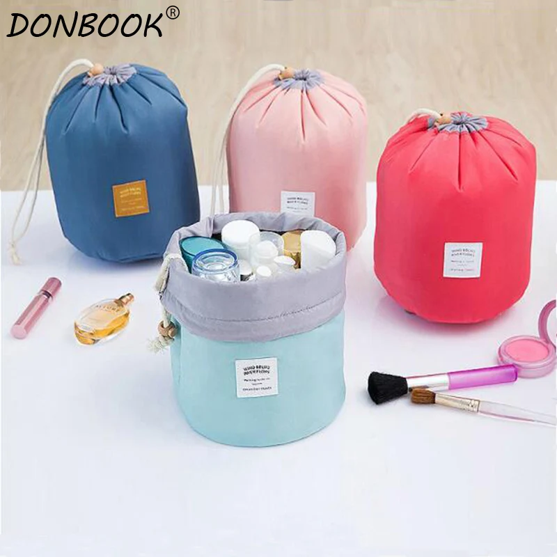 

Donbook Convenient Kit Women Make-up Bags Cosmetic Round Storage Bags Travel Waterproof Bags FTY-PF045
