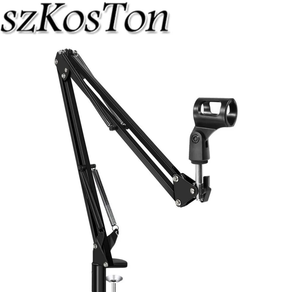 

BM800 Microphone Stand Adjustable Suspension Microphone Stand Holder Clip bm 800 Condenser Microphone Mount Arm Mic Stand