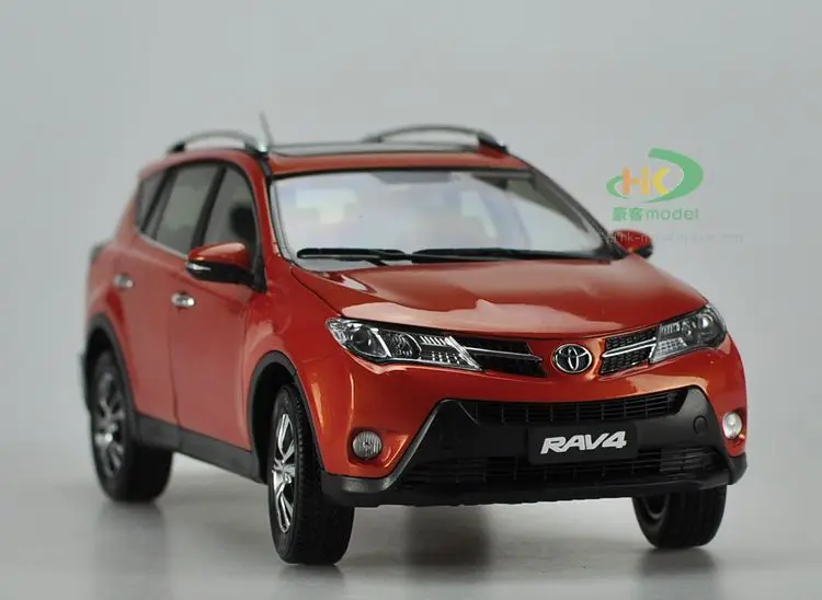 Новинка 1/18 Toyota RAV4 SUV литая под давлением модель игрушечного автомобиля коллекция для взрослых подарки на день рождения