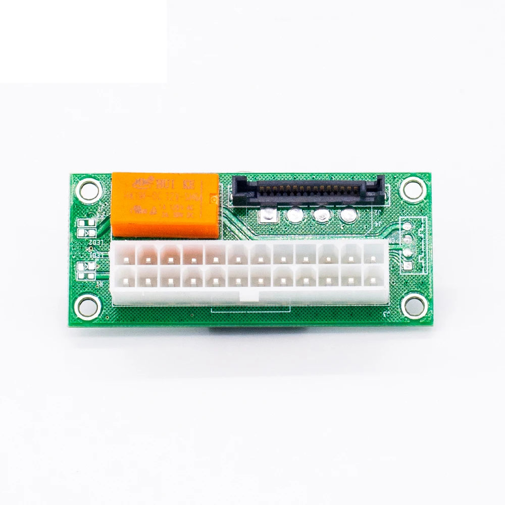 Add2psu Dual Psu Power Supply Adaptor Sync Starter Extender ATX 24Pin to Molex SATA Card For BTC Miner Mining