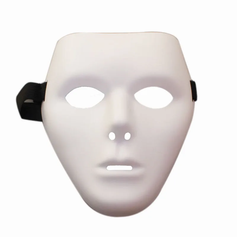 10 шт./лот маска на Хэллоуин Jabbawockeez Танец ПВХ белый Маскарад косплей маски для вечеринки хип-хоп для мужчин маска на все лицо
