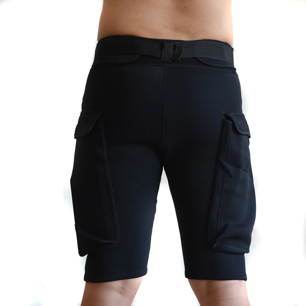 

2019 Men Dive Short Pants 3MM Neoprene Surfing Shorts Sport Beach Homme Swimming Trunks Bandage Pants Submersible Pocket Shorts