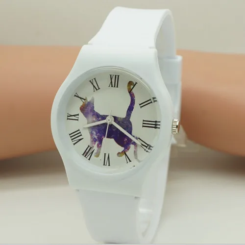 Уиллис новый подарок Для женщин Водонепроницаемый Кварцевые Casual Наручные часы мультфильм Силиконовые часы 0150