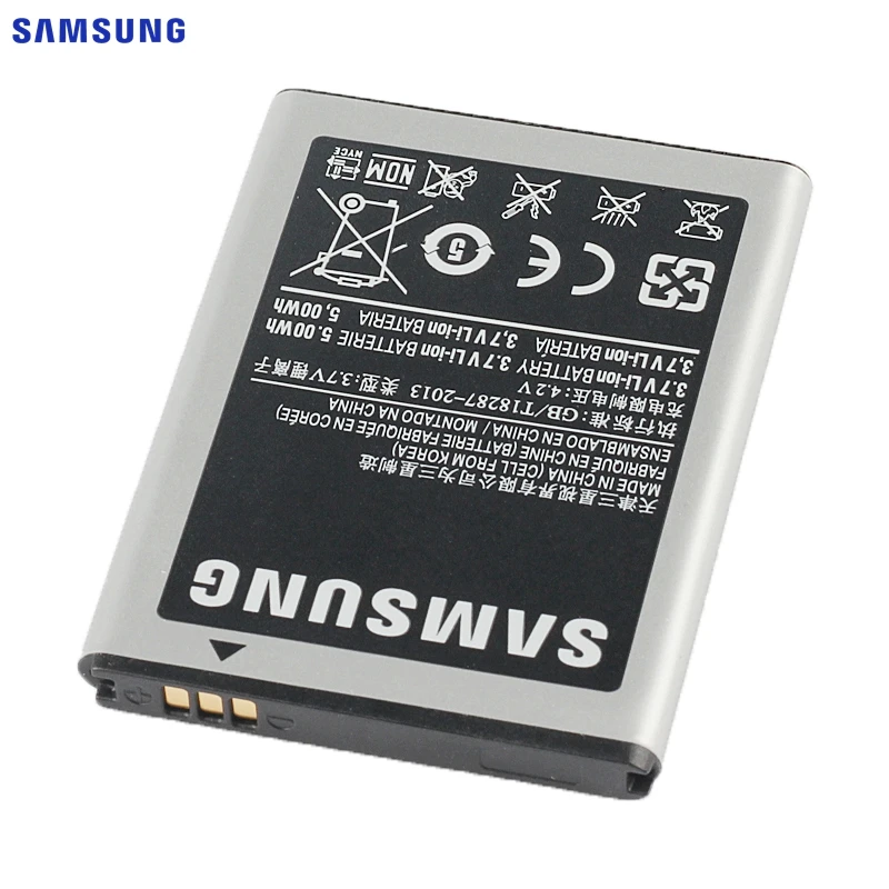 Оригинальная батарея samsung EB494358VU для samsung Galaxy Ace S5830 S5660 S7250D S5670 i569 I579 GT-S6102 S6818 GT-S5839i 1350 мА-ч