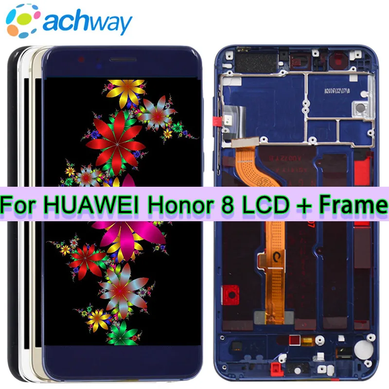 Для Huawei Honor 8 ЖК дисплей сенсорный экран дигитайзер сборка Замена FRD L19 L09 для 5 2
