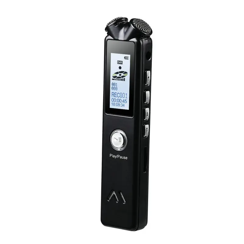 Yescool A20 8 | 16 32 Гб Профессиональный мини цифровой диктофон для MP3 плеера черный и