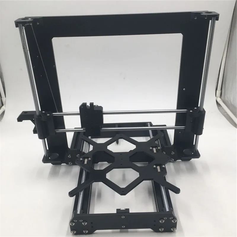 Funssor Prusa i3 MK3 3d принтер алюминиевый сплав Механическая Рамка комплект черный анодированный алюминиевый каркас набор