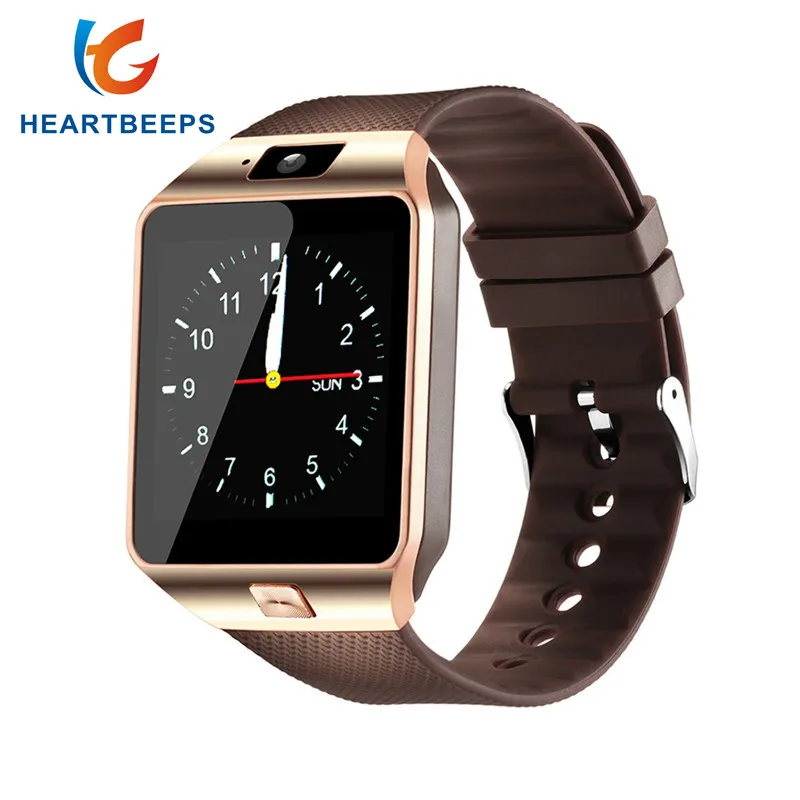 

Heartbeeps SmartWatch DZ09 Smart Watch Support Bluetooth SIM TF Card Passometer With Battery Wristwatches For Andriod Phone