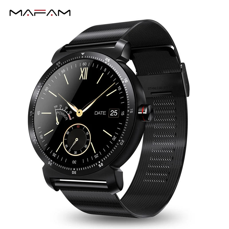 

MAFAM Smart Watch Men Bluetooth Heart Rate Fitness Monitor Sport Smartwatch Answer Call Smart Watch For IOS Android Phone Watch