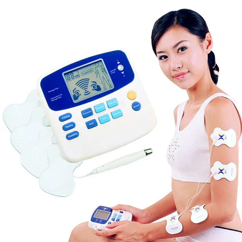 Health Care Electric Dual Channels Tens Pulse Therapy Massager Machine Acupoint Acupuncture