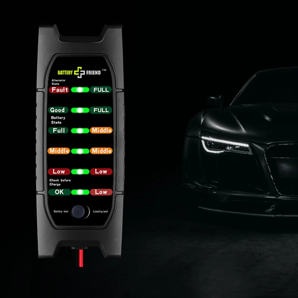

Battery Tester Car Battery Tester and Alternator Tester are Battery test equipment 12Vbattery alternators test Battery Tester