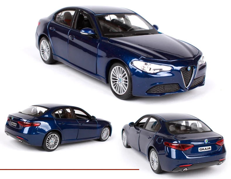 Bburago 1:24 Alfa Romeo GULIA модель гоночной машины Литой модельный автомобиль игрушки в коробке Новинка, поступление 21080