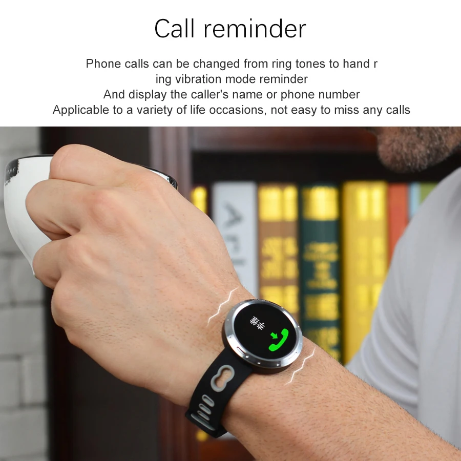 BANGWEI 2018 New Men Smart Watch Calorie Sedentary Reminder Heart Rate Detection oximeter Sport Watch Smart for iOS Android