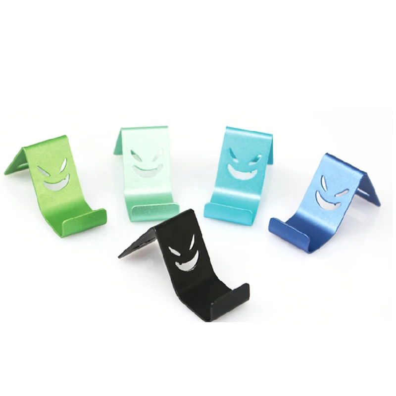 

Universal Metal Phone Holder Stand Base For iPhone 7 8 X for Samsung for Xiaomi Smartphone Random Color Mobile Phone Bracket
