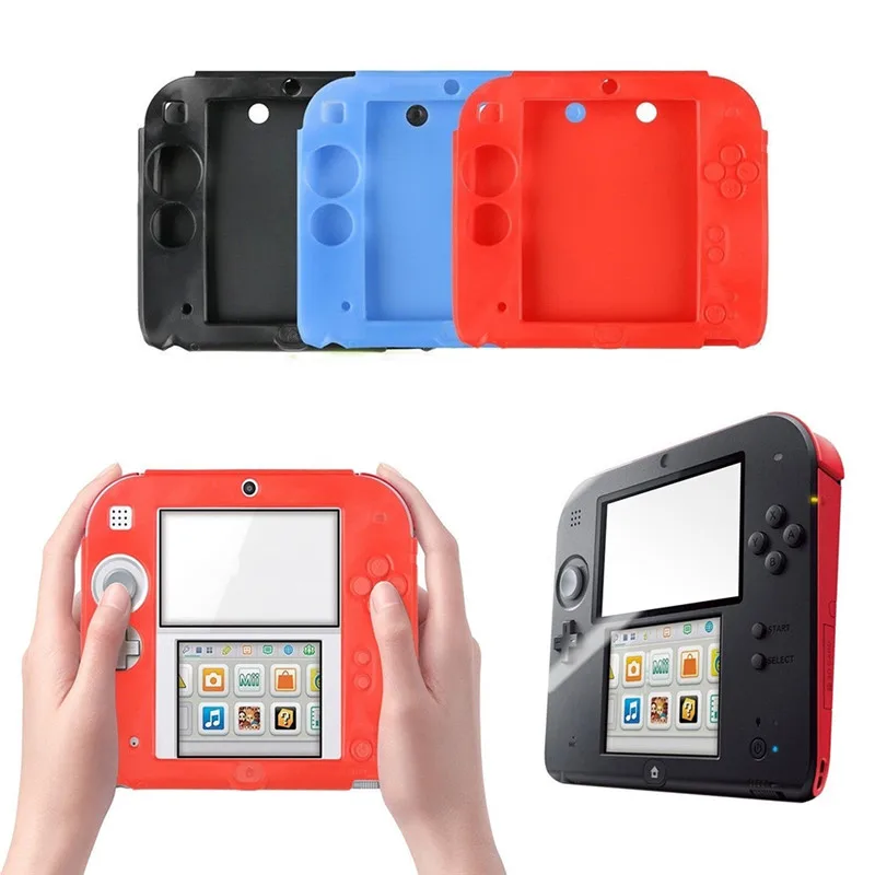 

Scratchproof Protective Case For NS 2DS Soft Silicone Rubber Gel Skin Case Cover Skin Protective Case Games Accessories