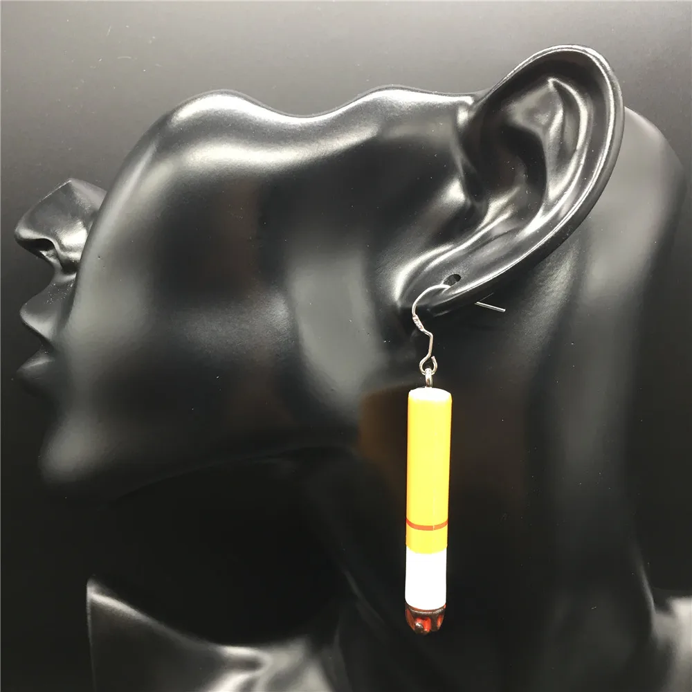 

Unique Earrings wholesale Cigarette butts earrings restoring ancient ways Gout contracted girl dangle earring for women