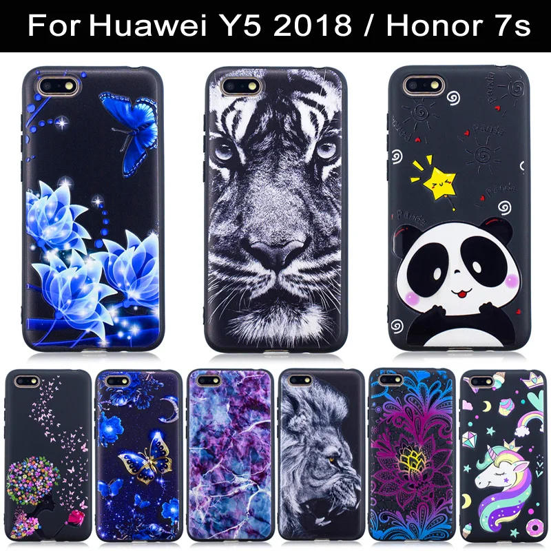 Чехол для телефона с рисунками huawei Y5 2018 чехол силиконовый 3D рельефным мультяшным