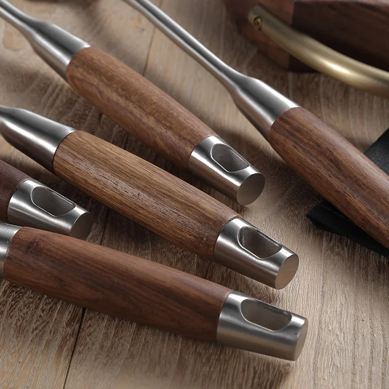 Wooden Handle Stainless Steel Cooking Tool Sets Spoon Turner Shovel Pasta Spaghetti Server Kitchenware Kitchen Utensils Cookware